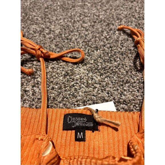 Desert Dreamer orange bikini top size medium C27-58 - Picture 3 of 3